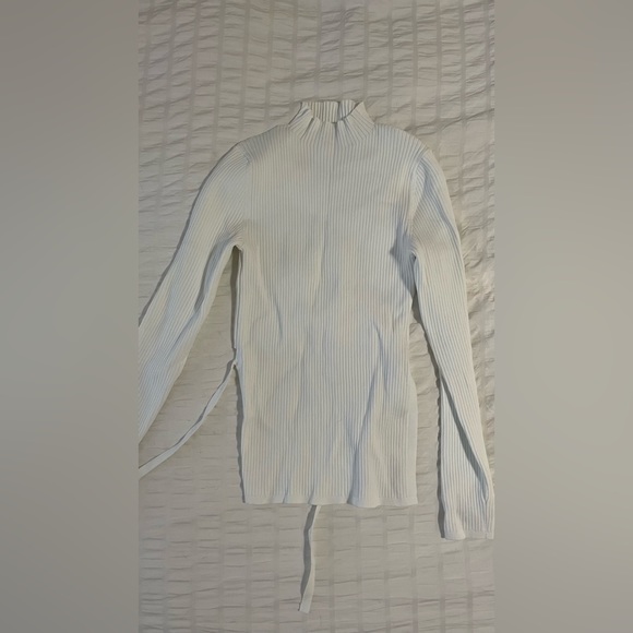 Babaton Sculpt Knit Tie-Back Longsleeve - Picture 3 of 4